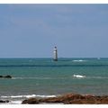 Vue sur le phare des barges