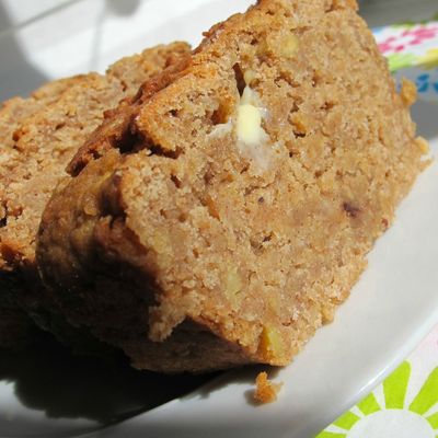 Cake aux panais et au chocolat blanc