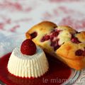 Petits cakes moelleux et humides à la framboise