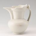 White Glazed Monk's Cap-shaped Jug, Jingdezhen Ware, Ming dynasty, Yongle Reign (1403–1424), Shanghai Museum