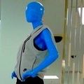 Avatar mannequin bleu