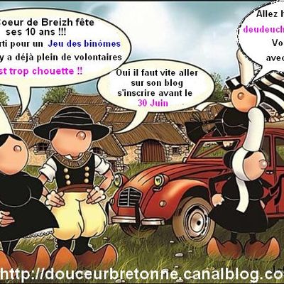 Un petit jeu sympathique pour un anniblog chez Jeanne