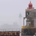 .phare à l'entrée du port du havre (digue nord )