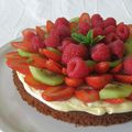 Gâteau noisette et Multi-fruits