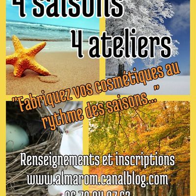 4 saisons, 4 ateliers