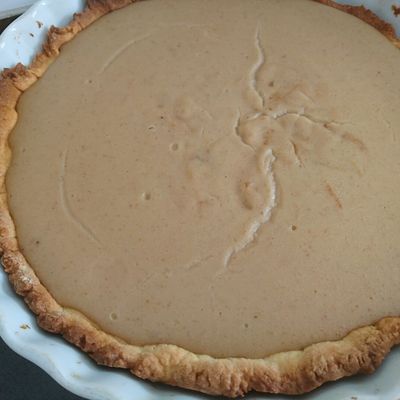 Tarte au crémeux de châtaignes