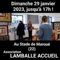 Vidéo d'annonces du samedi 28 janvier 2023 pour l'exposition sur Facebook. Extrait YouTube. 