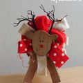 TUTO DIY Noël - Faire un renne rigolo en carton et ruban ... avec les enfants ou pas !!!