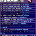 signification des bisousssss