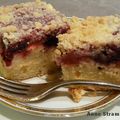 Crumb cake aux fruits rouges