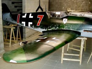 Un Messerschmidt 109 à l’échelle 1/2