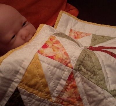 Mini patch ou doll quilt...