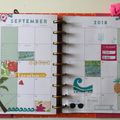 Décoration Happy planner septembre 2018