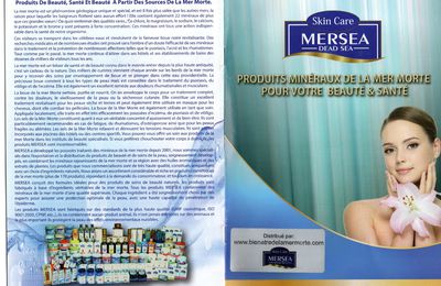 NOTRE CATALOGUE  MERSEA DEAD SEA 