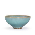 A large Junyao blue-glazed bowl, Northern Song-Jin dynasty (960-1234)