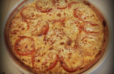 Tarte à la tomate végétalienne