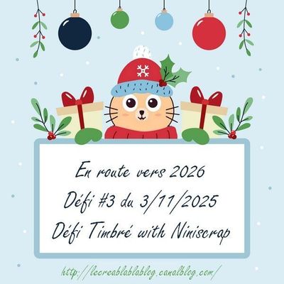 CBBB 2026 : défi timbré n°3 avec Niniscrap 