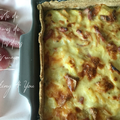 Tourte aux pommes de terre, lardons et fromage