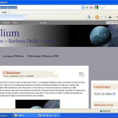 Hélium : l'aventure continue sur un nouveau blog