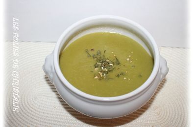 Soupe poireaux pommes de terre