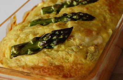 Thon, chou-fleur et asperges, tout ça dans un seul et même cake, sans gluten