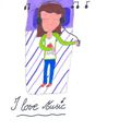 I love Music ! ( titre d'un dessin )