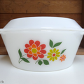 Vaisselle Vintage ... COCOTTE Arcopal * Fleurs de Printemps 