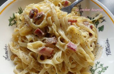 carbonara à la pancetta corse