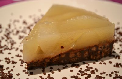 Un peu de sérieux, Gâteau de poires au riz soufflé