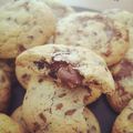 Cookies gourmands au coeur nutella 
