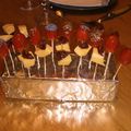 Petites brochettes apéritives