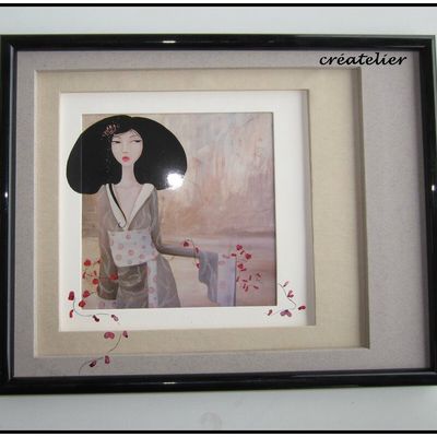 Puis 2 cadres d'Evelyne M. Sur le 1er, Evelyne a