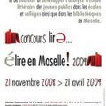 Concours Lire...Elire en Moselle