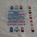 Un peu de broderie, mes Doctor Who finis mais pas finitionnés