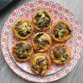 Mini quiches aux champignons