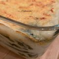 Lasagnes chèvre épinards sans œufs 