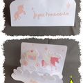 cARTe diorama pop-up : l'alicorne et le carrosse de la princesse
