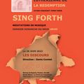 Concert Dimanche 26 juin 2022 à l'Eglise de la Rédemption (Paris 9) à 18h30