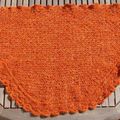 Curved Shawl avant blocage