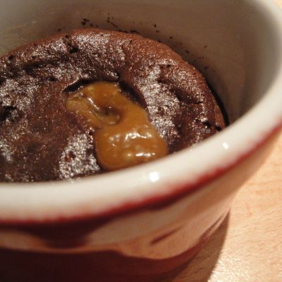 Moelleux chocolat au coeur caramel