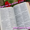 Partage sur la prière - 2- 21 - DEFI  2021 (Eglise Nouvelle Vie – Québec)  N° 2 – PRIER SELON LA BIBLE   [Dans le lieu secret]