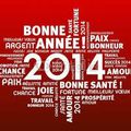 Bonne année 2014. 