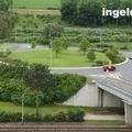 Rond-point à Ingeldorf (Grand Duché du Luxembourg)