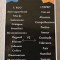 Marque-page : EGO VS ESPRIT