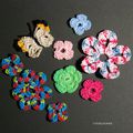 Tout nouveau des fleurs au crochet pour mes pages ou cartes scrapbooking 