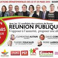 Les candidats anti-austérité en campagne à Rouen. Rassemblés pour répondre aux urgences sociales et environnementales