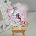 le scraplift d'une petite carte shabby sur le forum Passion shabby 