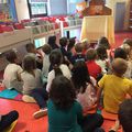 Première séance à la bibliothèque