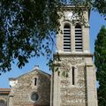 L'EGLISE DE SALAISE SUR SANNE DANS L'ISERE.