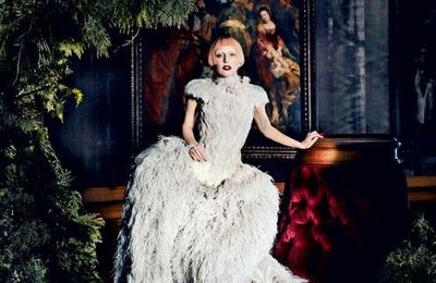 Lady Gaga by Mario Testino for American Vogue, March 2011